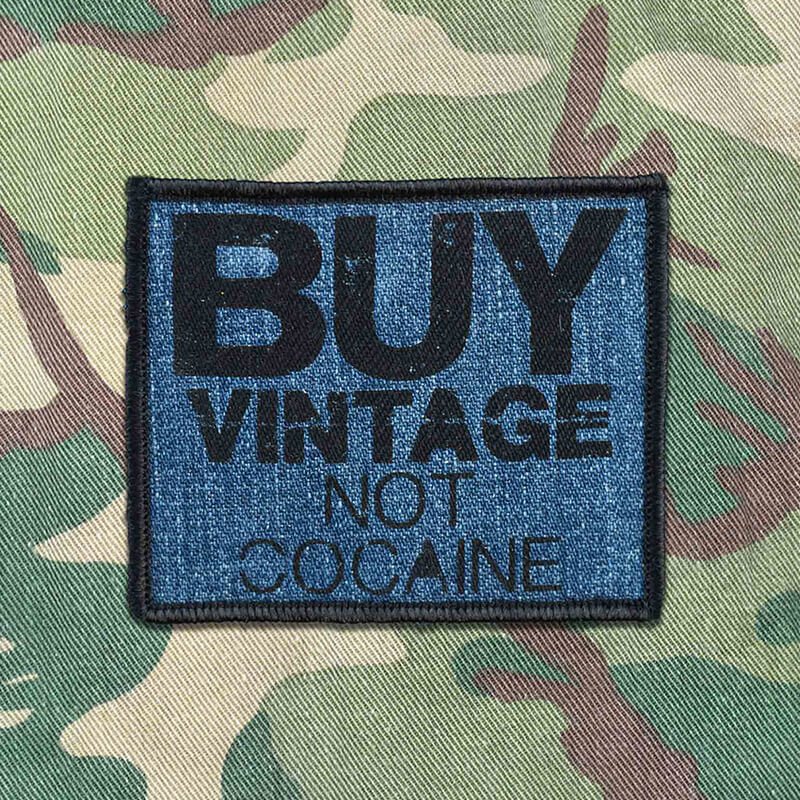 Buy Vintage Not Cocaine Denim Patch