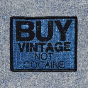 Buy Vintage Not Cocaine Denim Patch