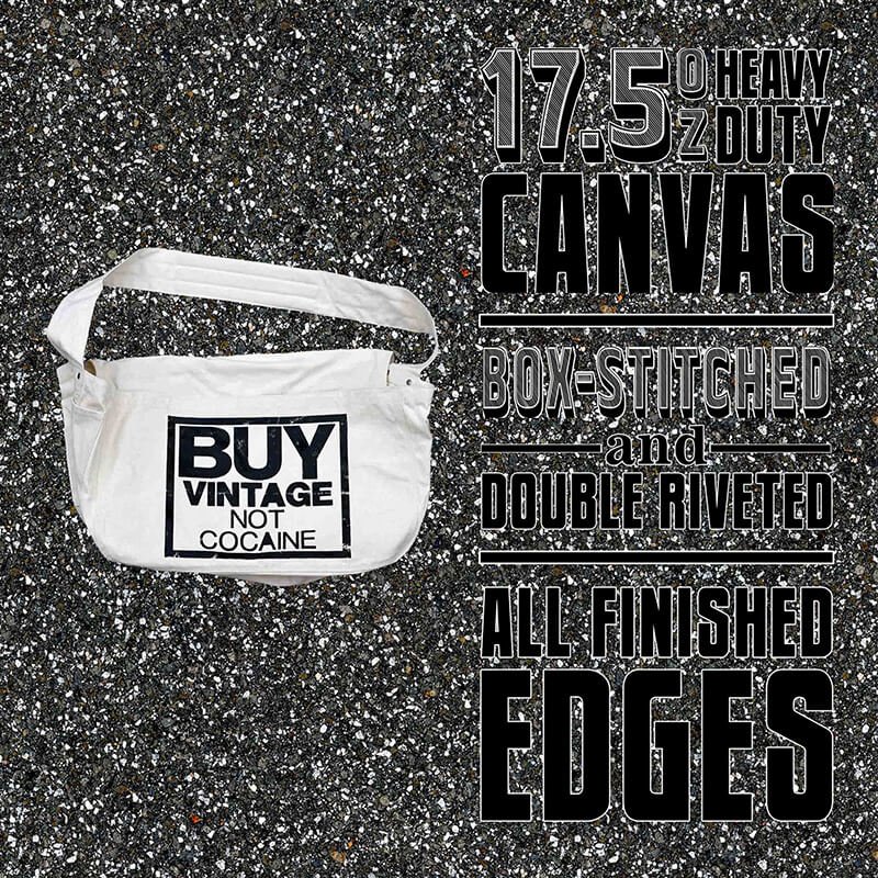 Buy Vintage Not Cocaine Large Newspaper Bag Specs