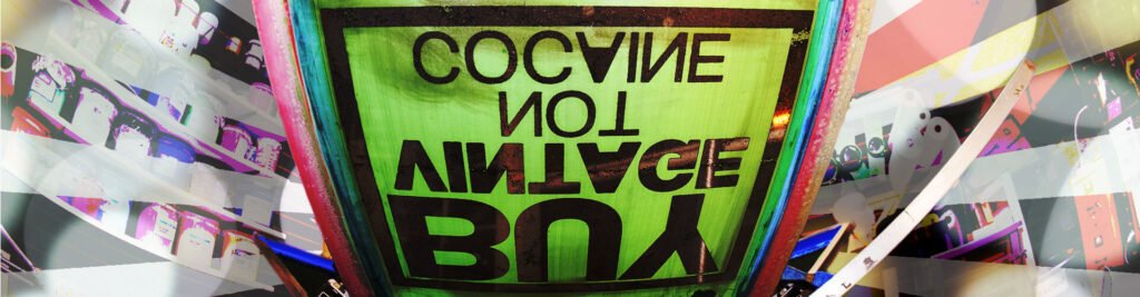 Buy Vintage Not Cocaine Screen