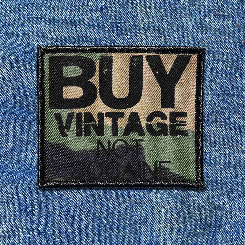 Buy Vintage Not Cocaine Camo Patches