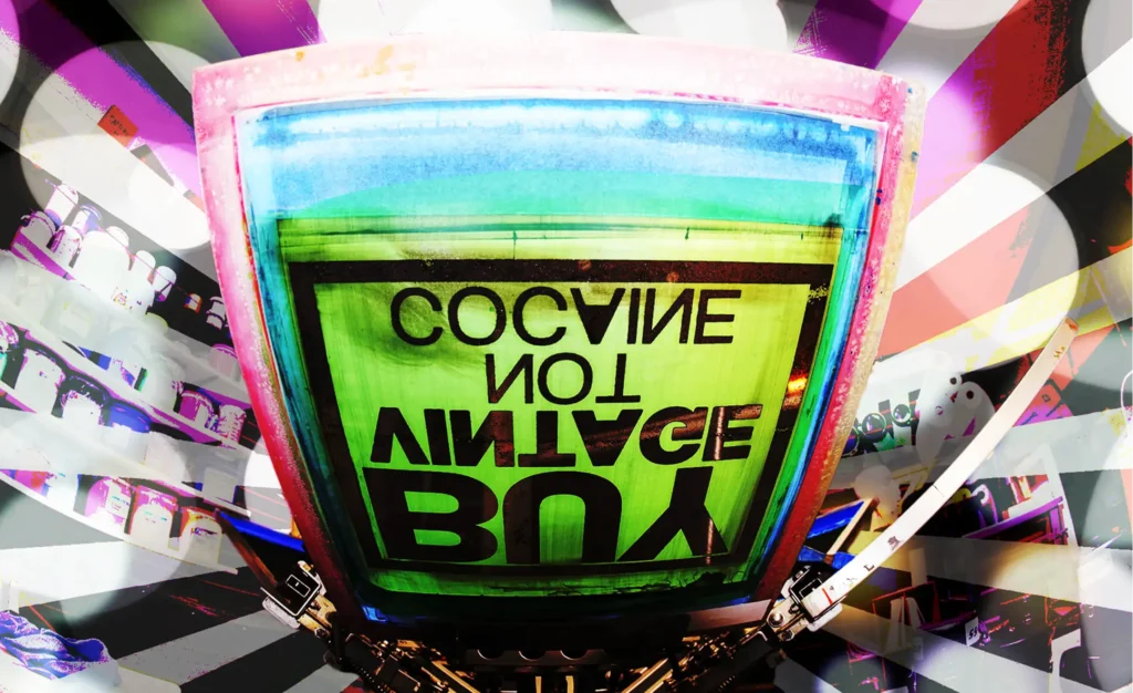 Buy Vintage Not Cocaine Screen